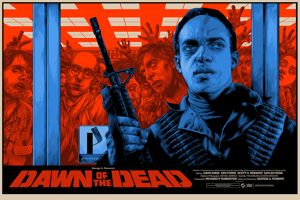 DAWN OF THE DEAD - Screenprinted Poster