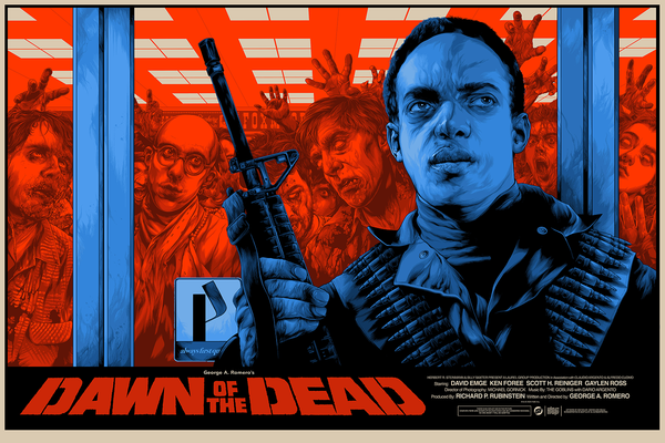 DAWN OF THE DEAD - Screenprinted Poster